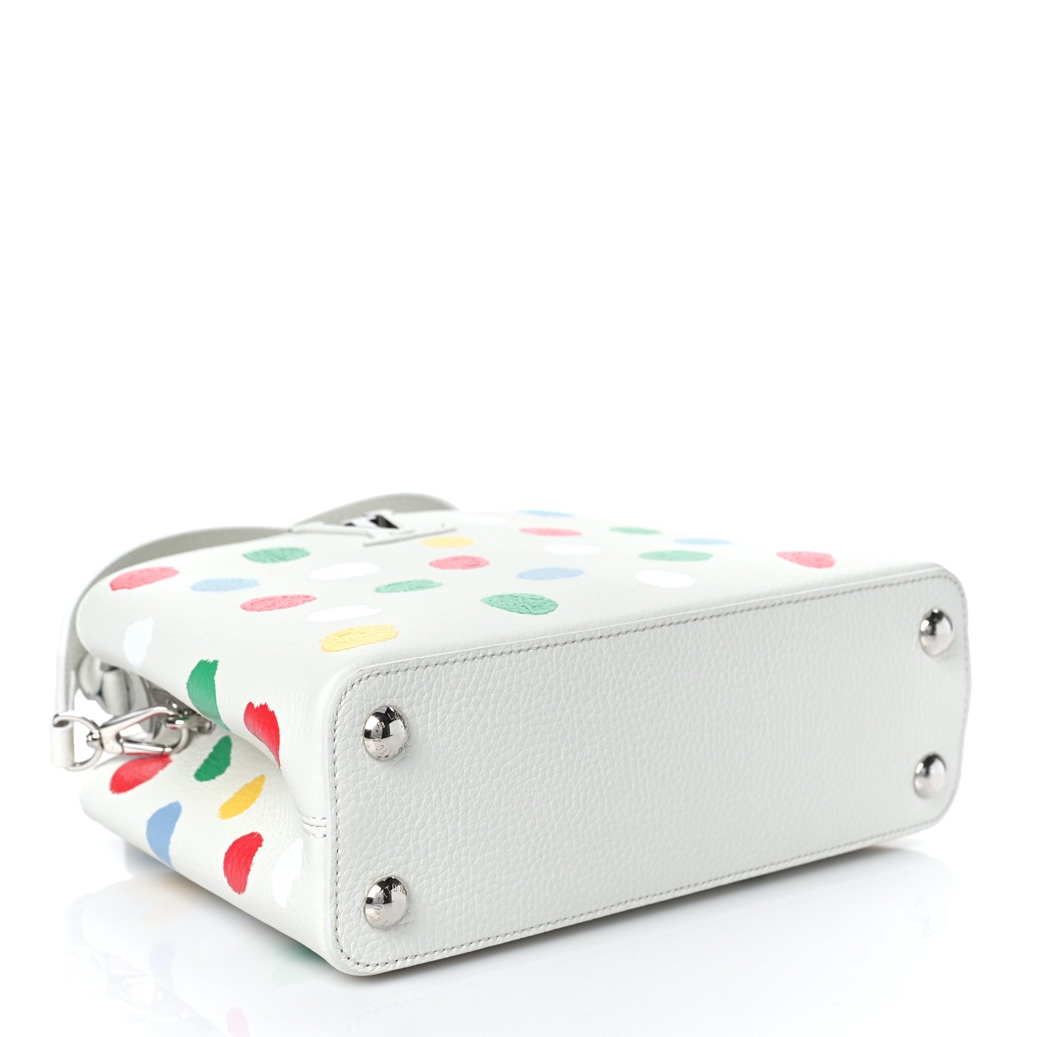 Louis Vuitton LV X YK Taurillon Capucines BB White 4 of 8