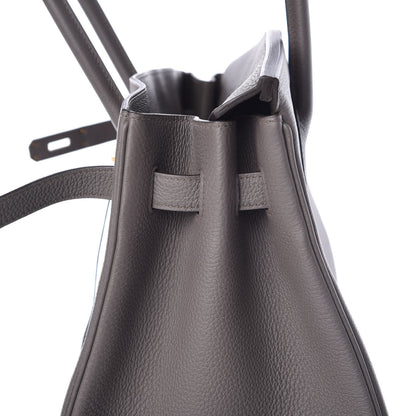 Hermes Togo Birkin 35 Etain 12 of 37