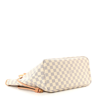 Louis Vuitton Damier Azur Neo Neverfull MM Rose Ballerine 5 of 10