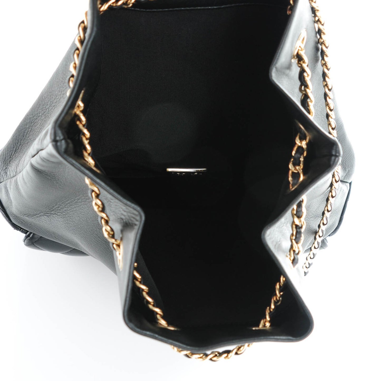 Lambskin Quilted Large In Seoul Backpack Navy