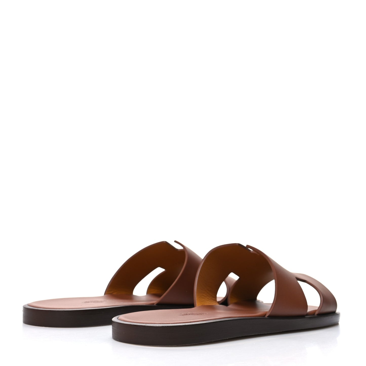Calfskin Mens Izmir Sandals 42 Gold