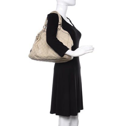 Gucci Guccissima Medium Sukey Tote Mystic White 2 of 10