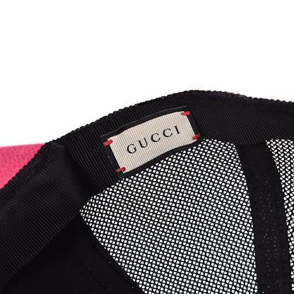 Gucci Grained Calfskin Logo Baseball Hat S Box Pink 7 of 7