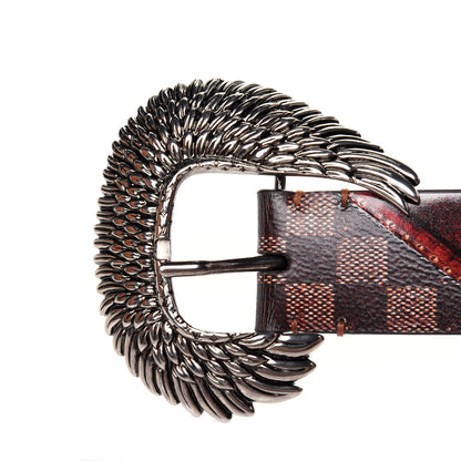 Louis Vuitton Transformed Damier Ebene Time Trunk Belt 85 34 6 of 8