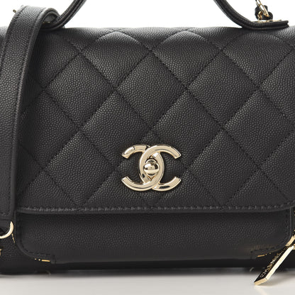 Chanel Caviar Quilted Small Business Affinity Flap Black 10 of 11