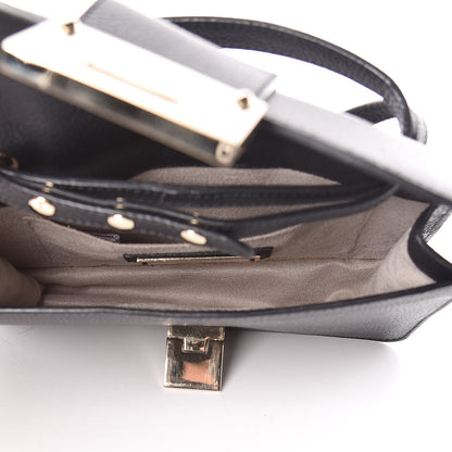 Jimmy Choo Grainy Pebbled Rebel Crossbody Bag Black 5 of 12