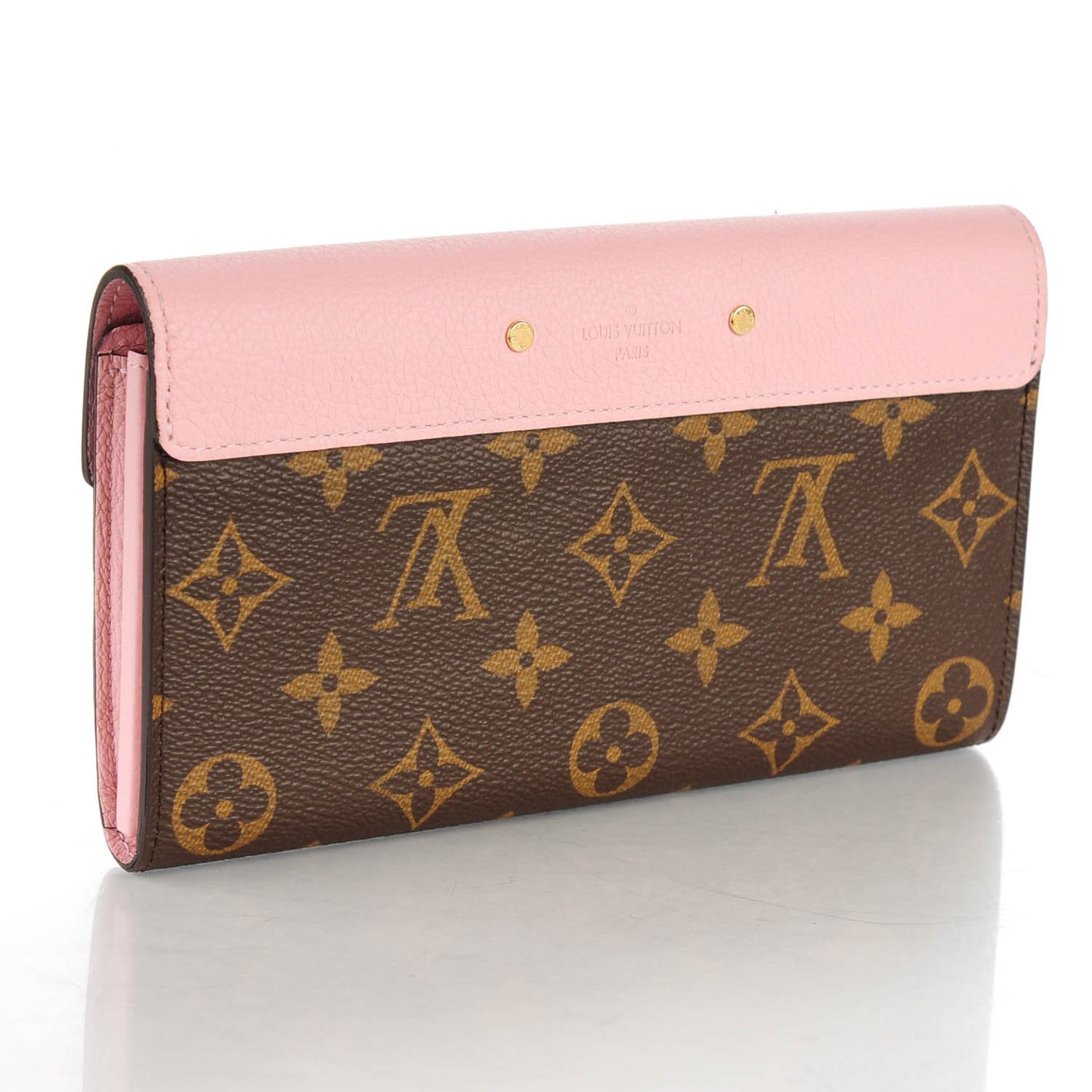 Monogram Pallas Wallet Rose Ballerine