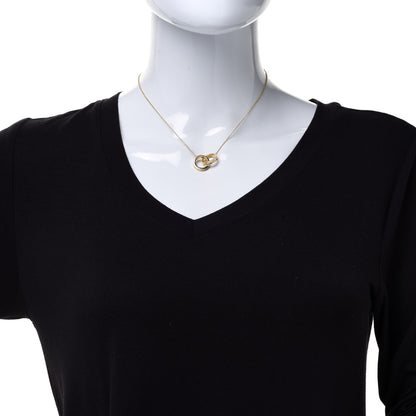Tiffany 18K Yellow Gold 1837 Interlocking Circles Pendant Necklace 2 of 5