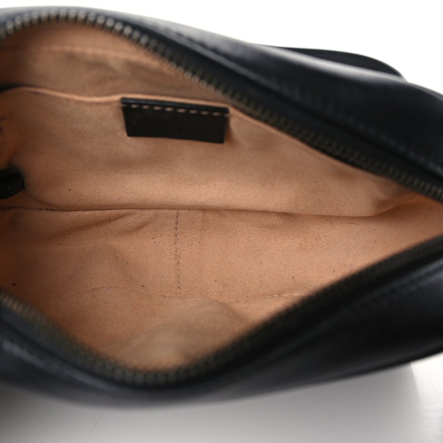 Calfskin Matelasse Mini GG Marmont Chain Shoulder Bag Black