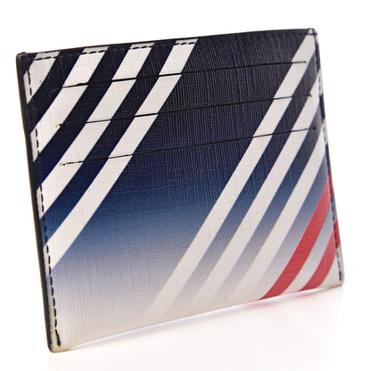 Givenchy Coated Canvas Mens Lines Print Card Case Multicolor 3 of 16