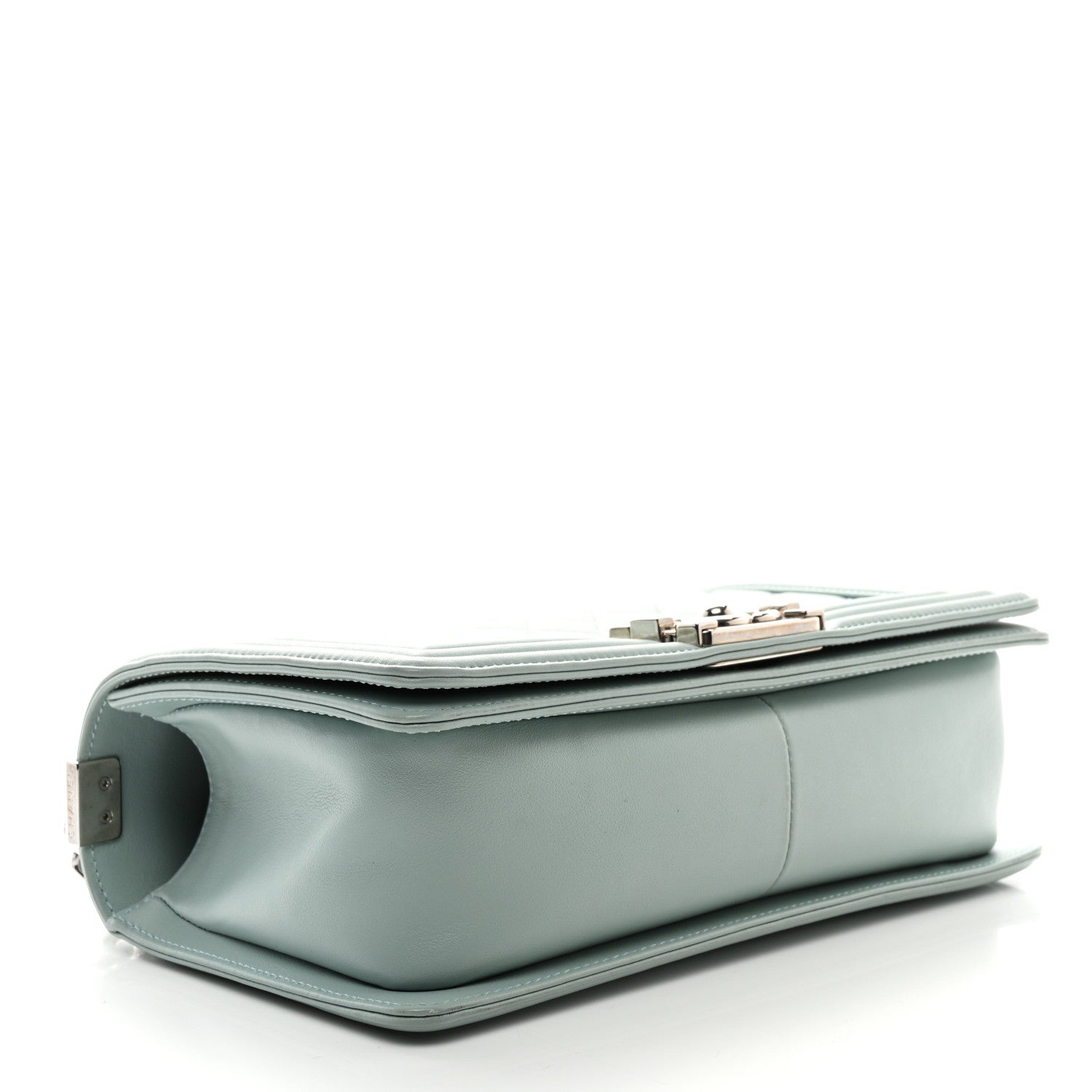 Chanel Lambskin Quilted Medium Boy Flap Light Blue 4 of 11