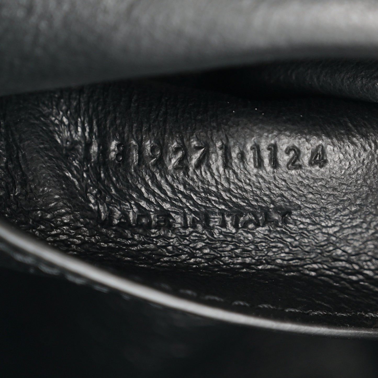 Supple Lambskin Small Cassandre Chain Pouch Black