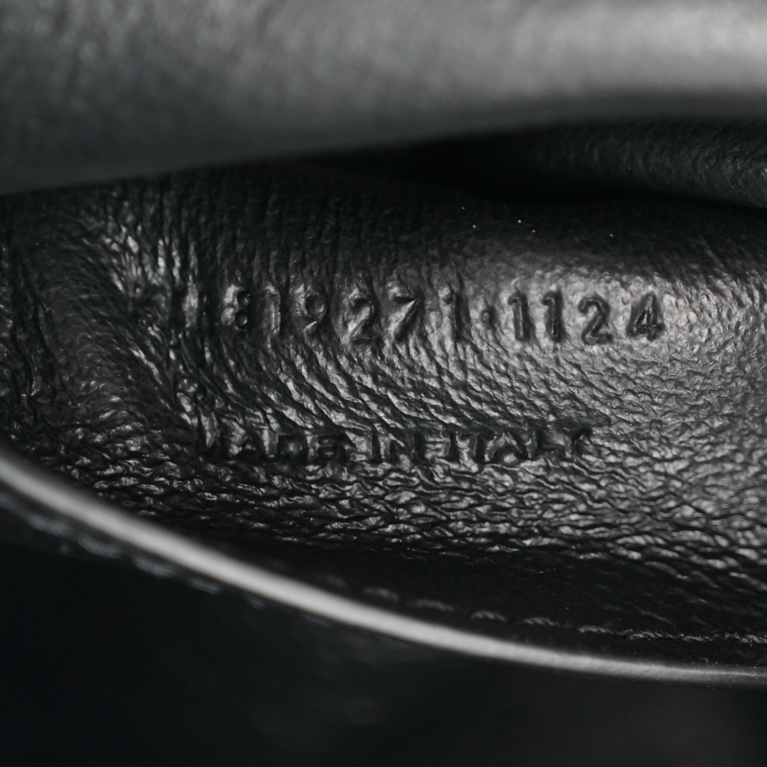 Saint Laurent Supple Lambskin Small Cassandre Chain Pouch Black 7 of 11