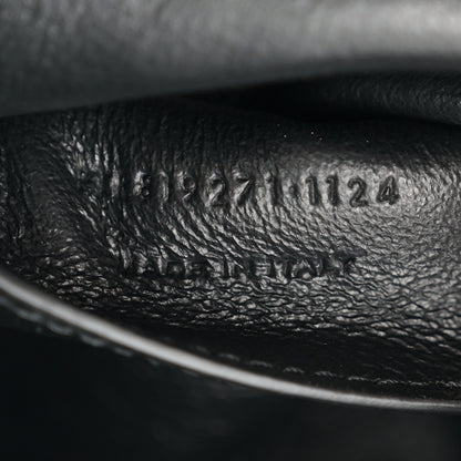 Saint Laurent Supple Lambskin Small Cassandre Chain Pouch Black 7 of 11
