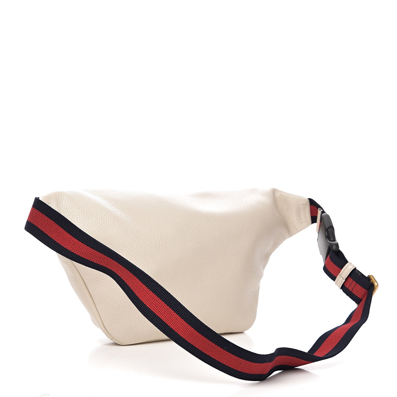 Gucci Grained Calfskin Logo Belt Bag White 2 of 9