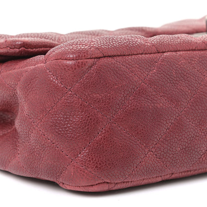 Chanel Washed Caviar Quilted 2.55 Reissue 225 Bijoux Chain Flap Red 5 of 13