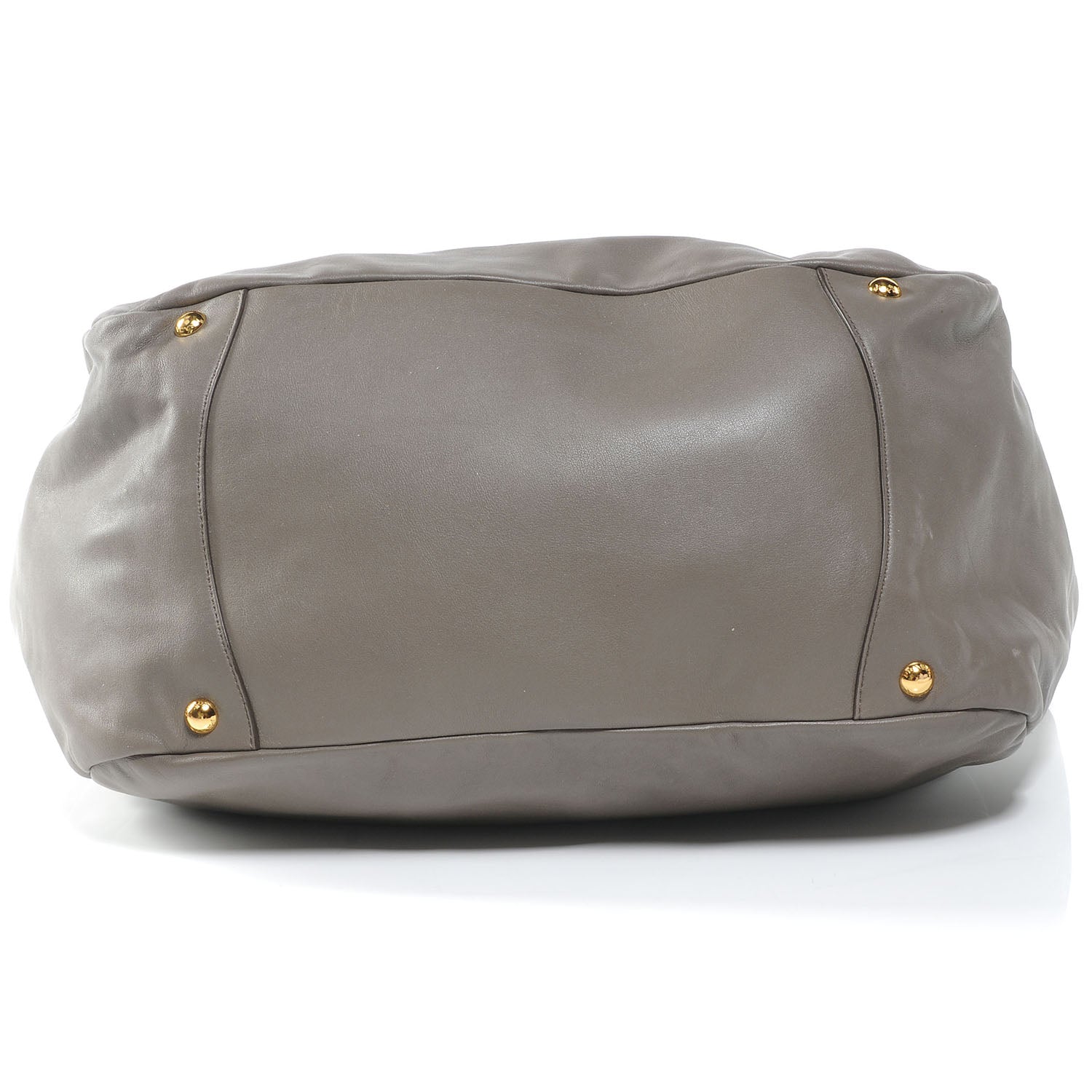 Prada Soft Calf Chain Tote Bambu 4 of 7
