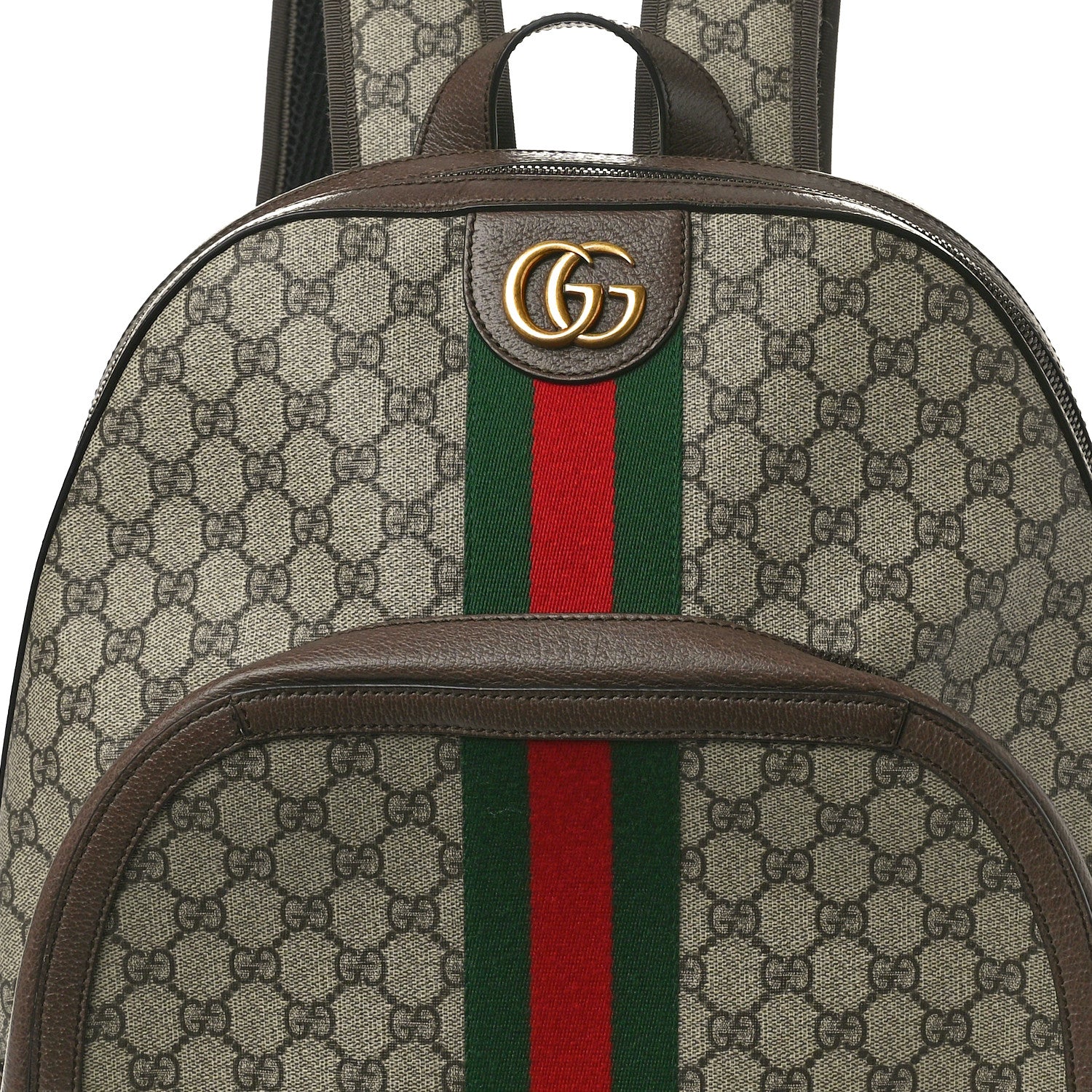 Gucci GG Supreme Monogram Medium Ophidia Day Backpack Brown 8 of 10