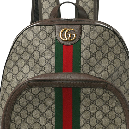 Gucci GG Supreme Monogram Medium Ophidia Day Backpack Brown 8 of 10