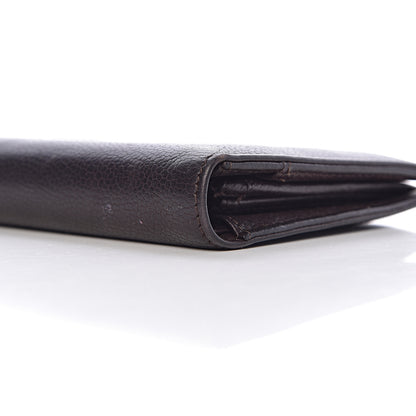 Chanel Caviar Timeless CC Yen Wallet Dark Brown 12 of 22