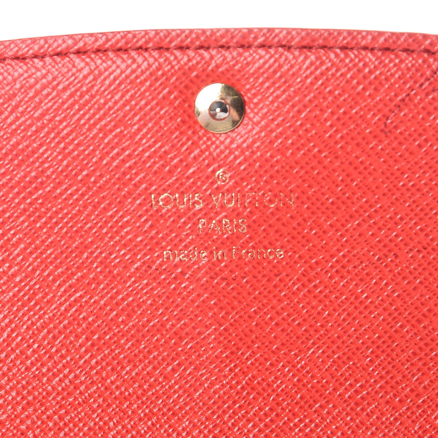 Monogram Bloom Flower Emilie Wallet Coquelicot
