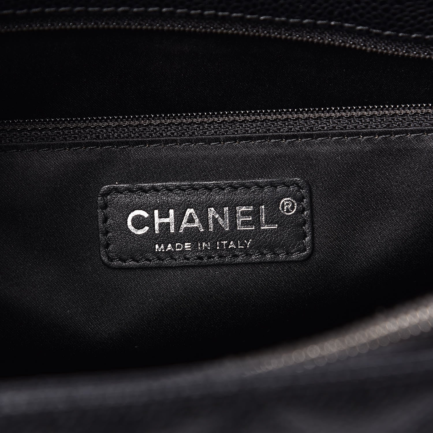 Chanel Caviar Quilted Grand Shopping Tote GST Black 6 of 11