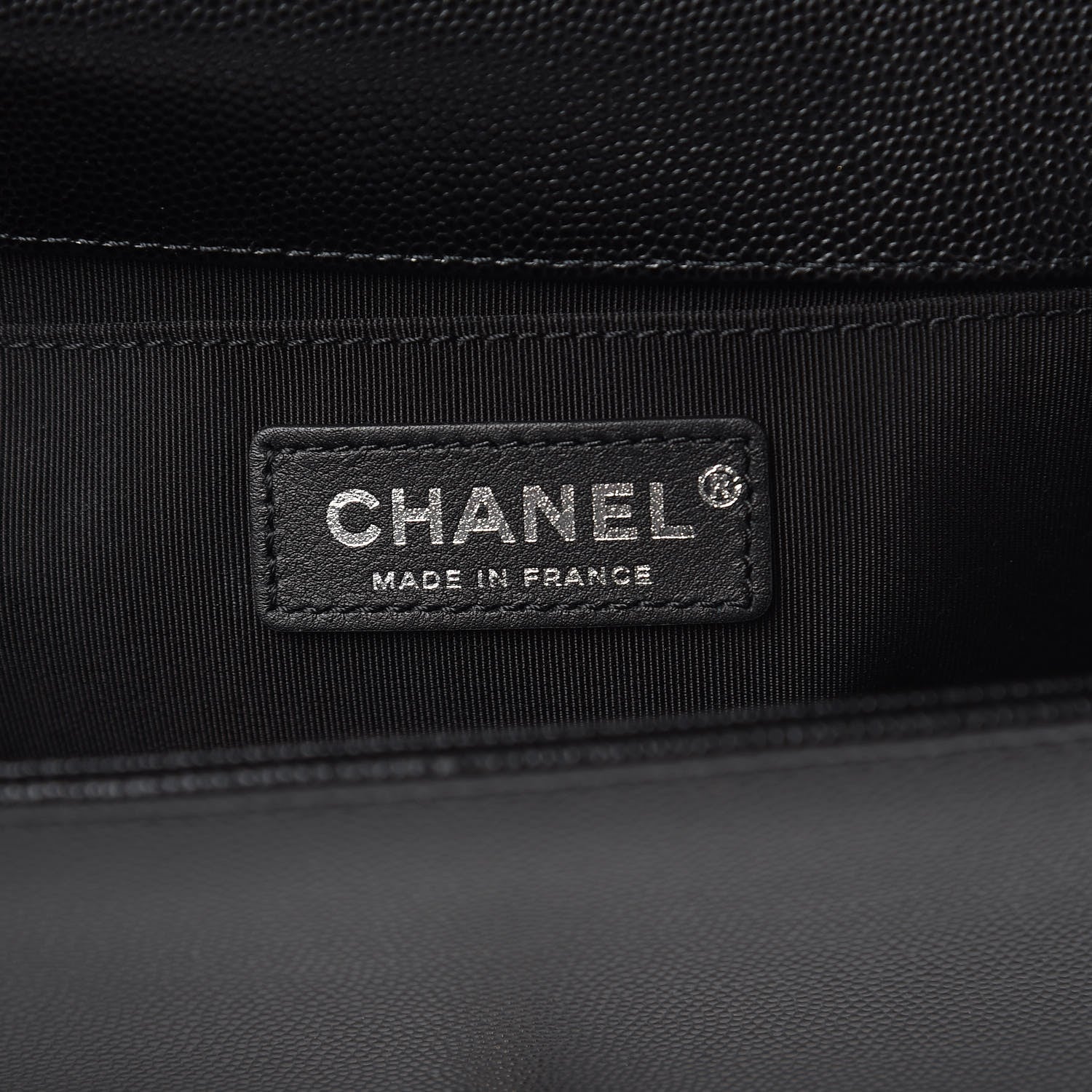 Chanel Caviar Quilted Medium Boy Flap Black 6 of 10