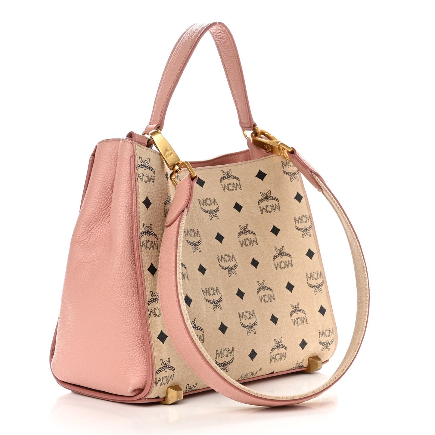 Visetos Small Corina Shoulder Bag Beige Pink