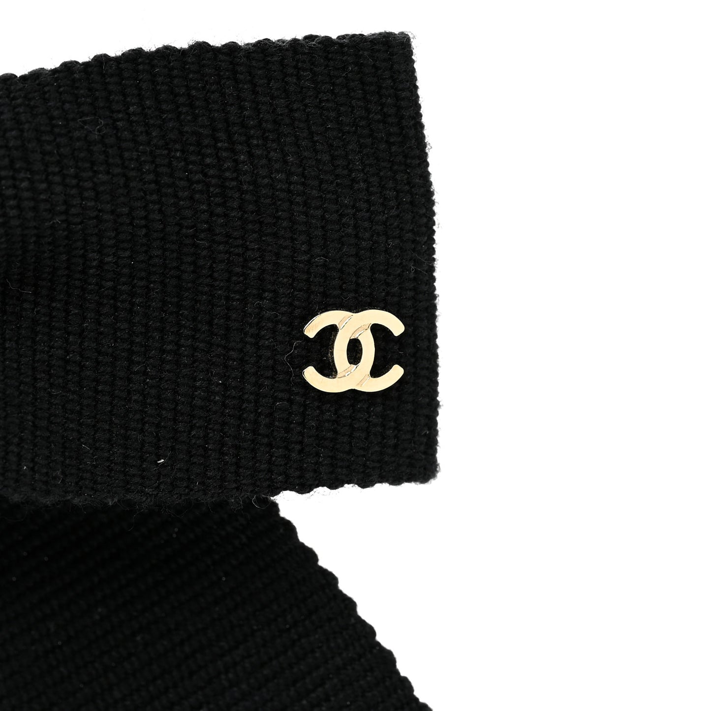 Grosgrain Bow CC Hair Clip Black