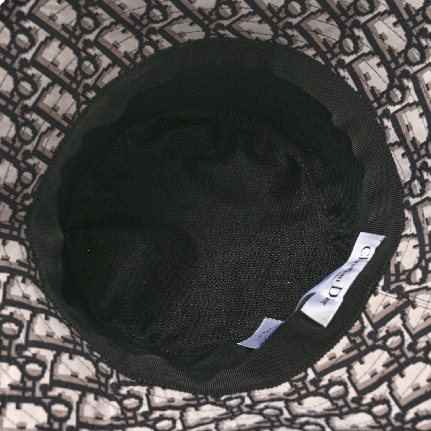 Christian Dior Camouflage Logo Bucket Hat 57 Black 4 of 7