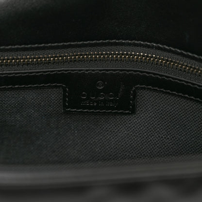 Gucci Calfskin Matelasse Monochrome Small GG Marmont Shoulder Bag Black 7 of 9