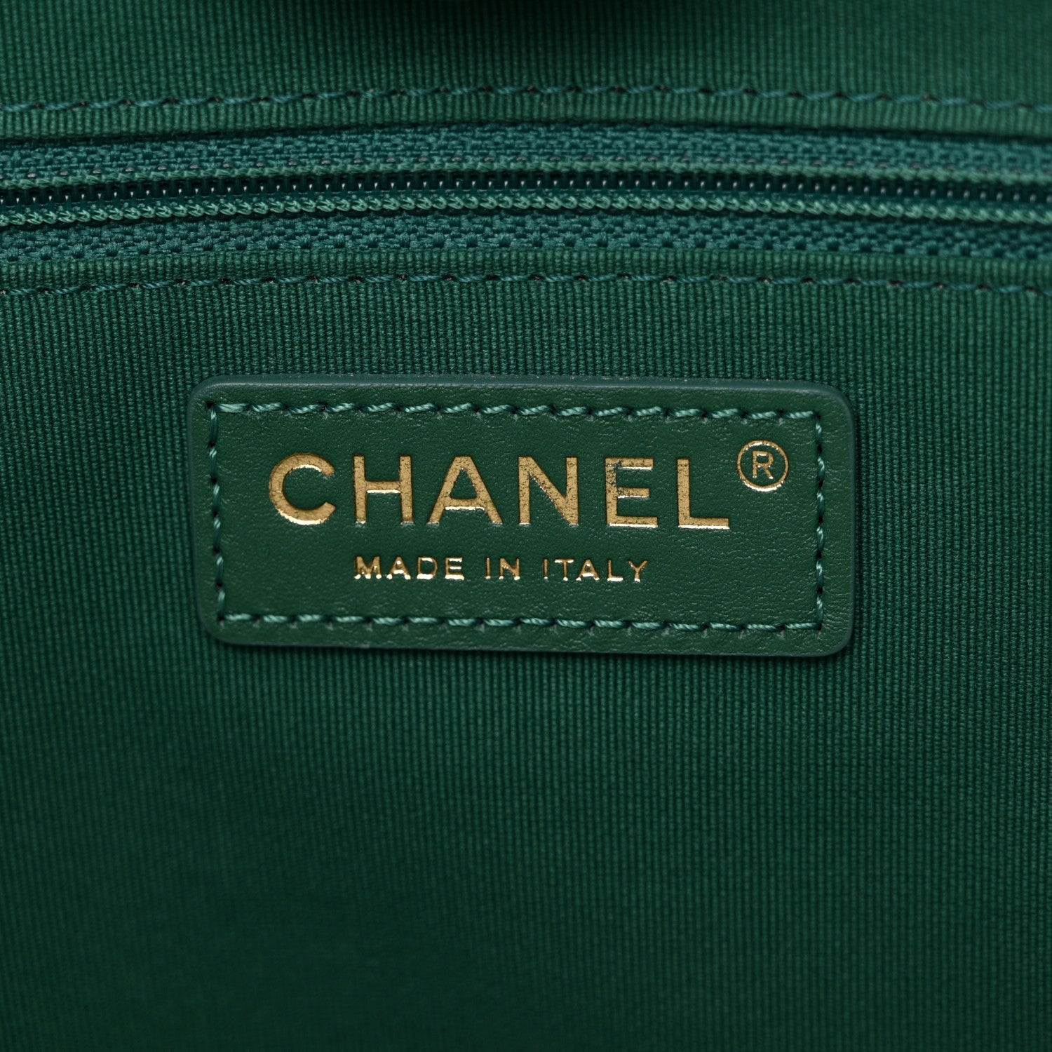 Chanel Velvet Calfskin Beaded Small Deauville Tote Pink Green Black 7 of 13