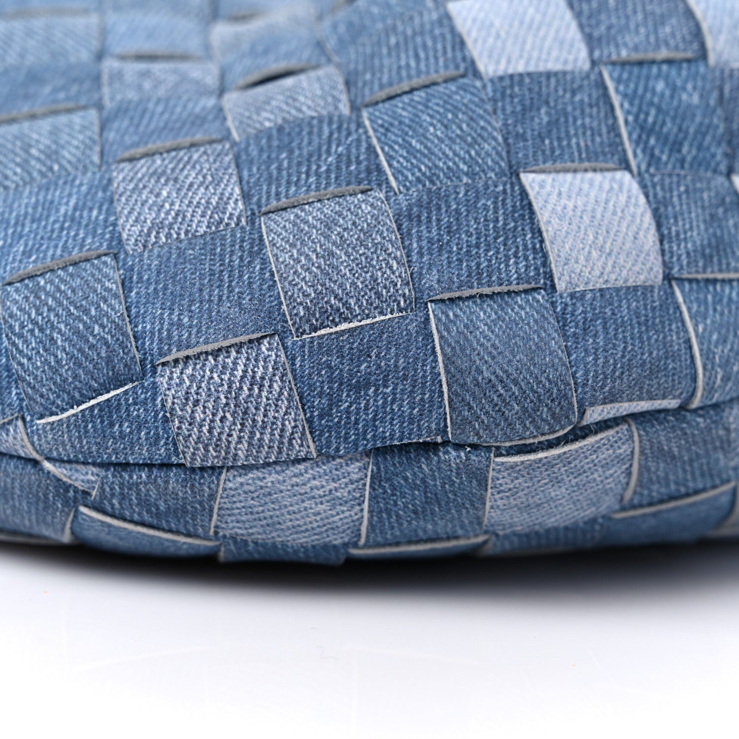 Bottega Veneta Nappa Denim Effect Intrecciato Mini Jodie Denim 9 of 11