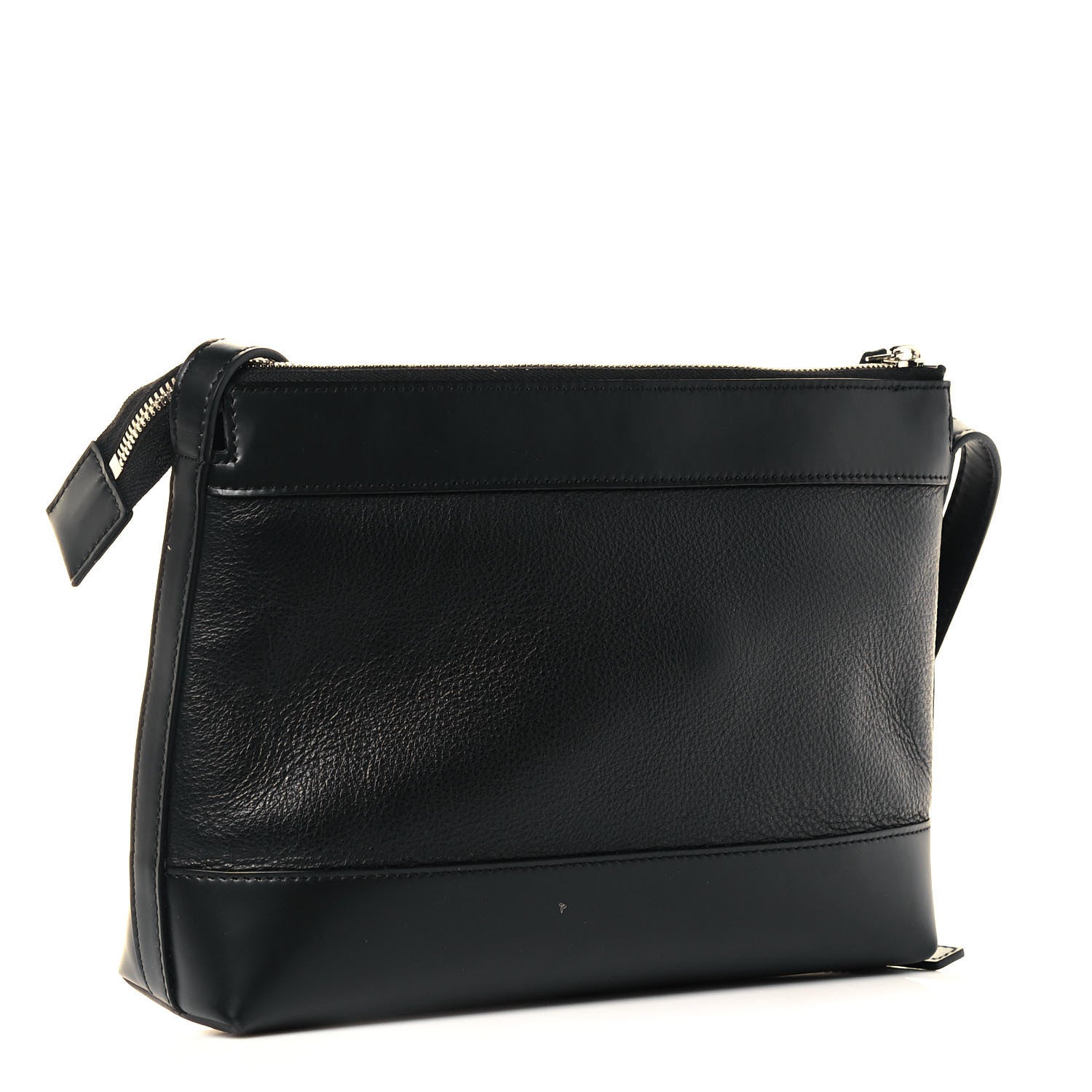 Balenciaga Calfskin Logo Shouder Bag Black 3 of 12