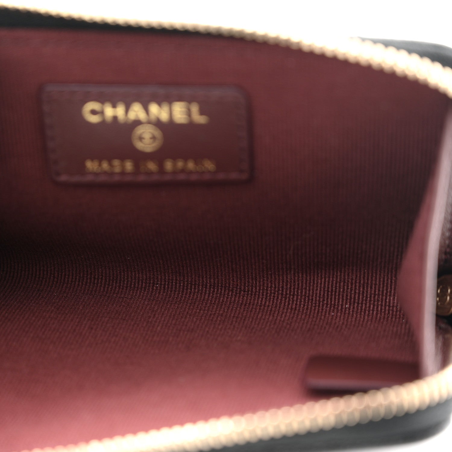 Chanel Caviar Quilted Zipped Key Holder Case Black 5 of 8