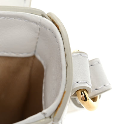 Chloe Shiny Calfskin Suede Mini C Double Carry Brilliant White 12 of 12