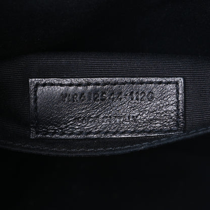 Saint Laurent Calfskin Matelasse Monogram Lou Camera Bag Navy 6 of 10