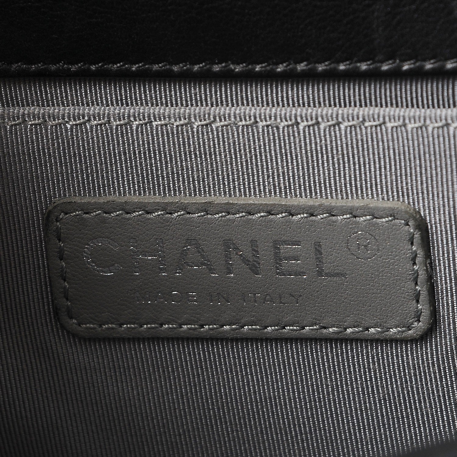 Chanel Metallic Calfskin Quilted Small Boy Flap Black 6 of 8