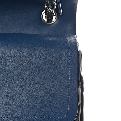 Chanel Patent Quilted Jumbo Double Flap Navy 15 of 18