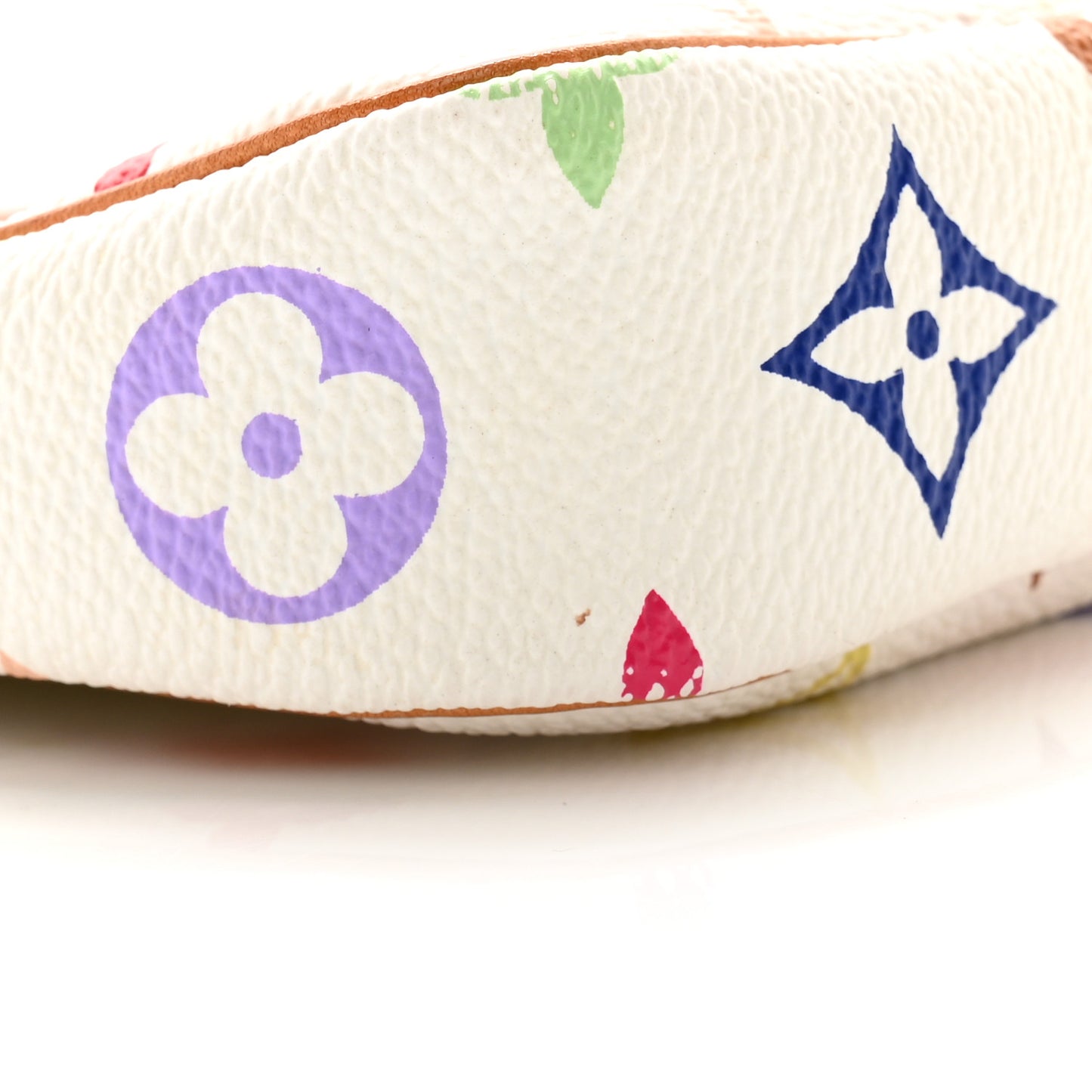 Monogram Multicolor Pochette Accessories White