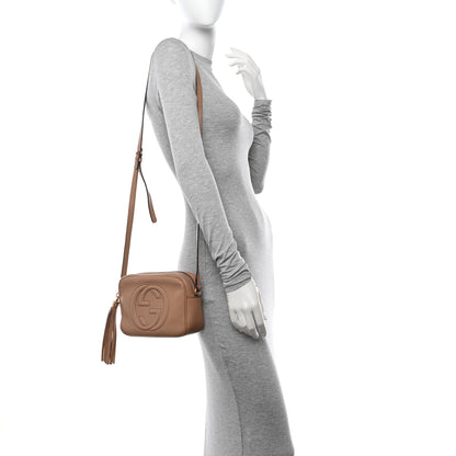 Gucci Pebbled Calfskin Small Soho Disco Bag Camelia 2 of 22