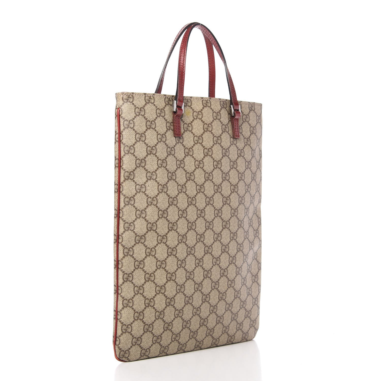 Gucci GG Plus Monogram Vertical Tote Red 3 of 10