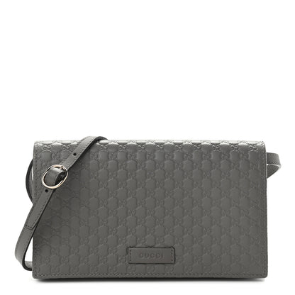 Gucci Soft Microguccissima Crossbody Wallet Loess 1 of 9