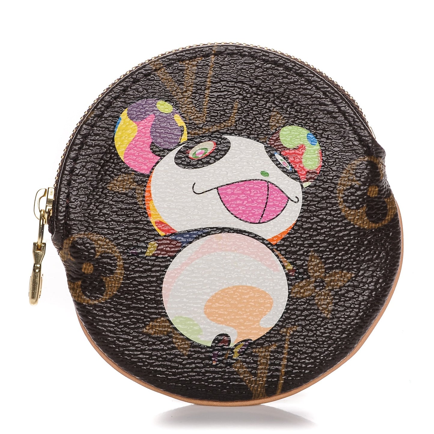 Monogram Panda Round Coin Purse