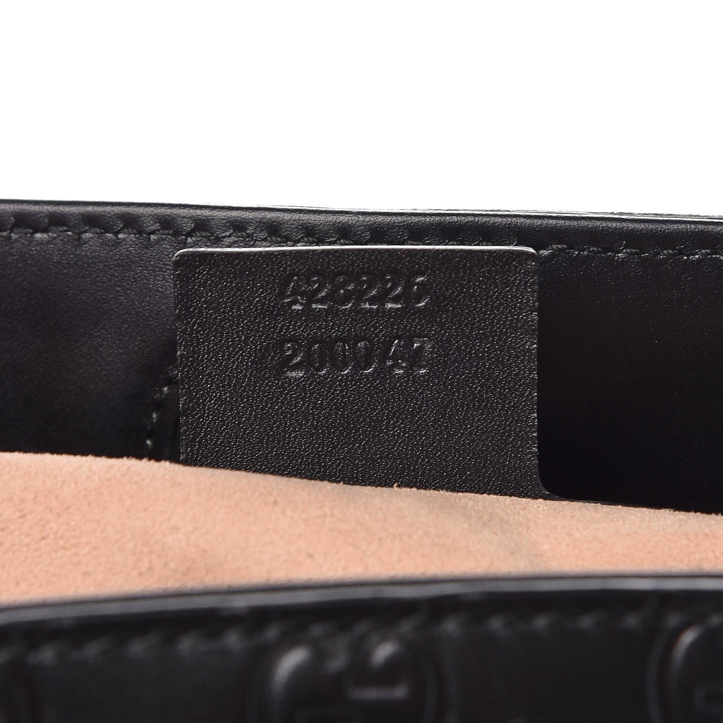 Guccissima Linea A Foldover Tote Black