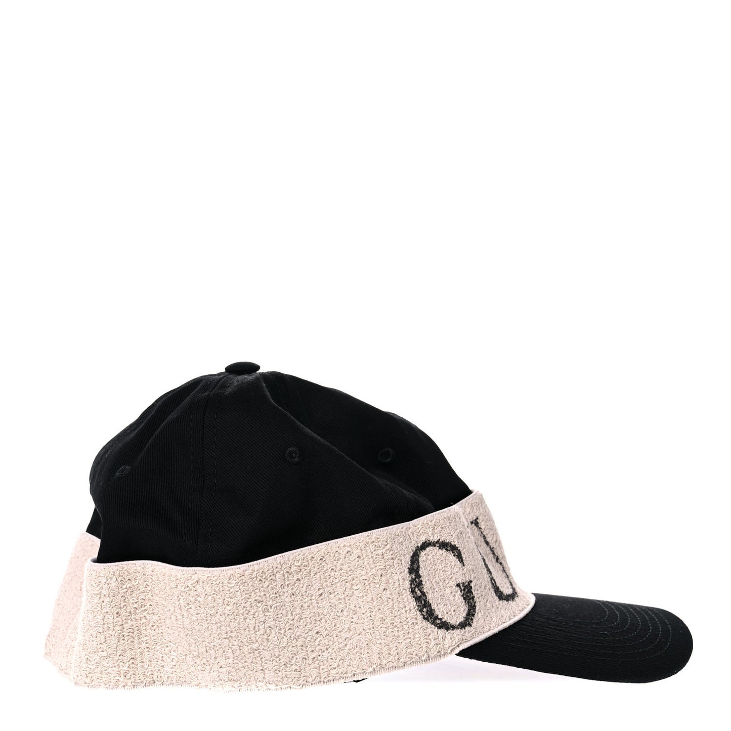 Gabardine Gucci Headband Baseball Hat L Black