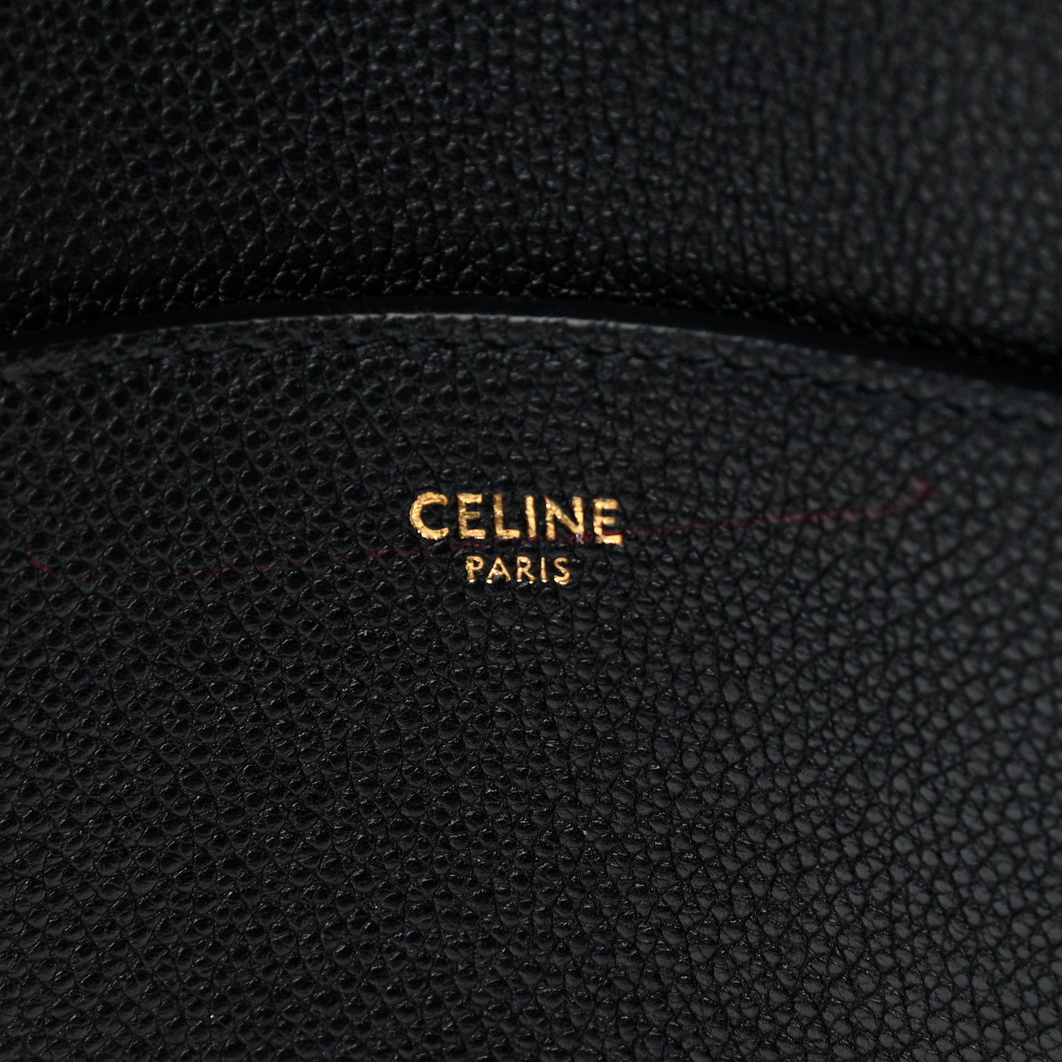 Celine Soft Grained Calfskin Sangle Bucket Bag Black 8 of 9