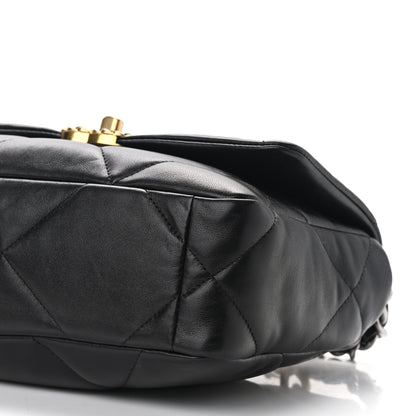 Chanel Lambskin Quilted Medium Chanel 19 Flap Black 10 of 10