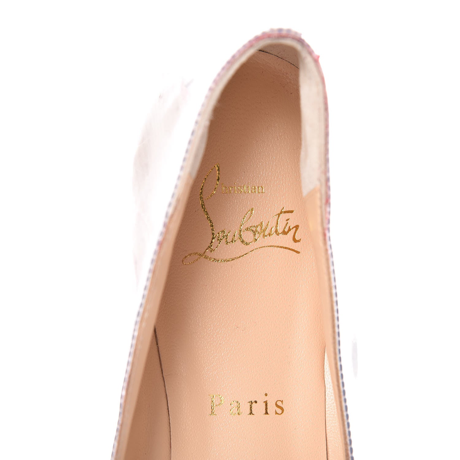 Christian Louboutin Loubi Kraft PVC Ballalla Flats 40.5 Multi 7 of 8