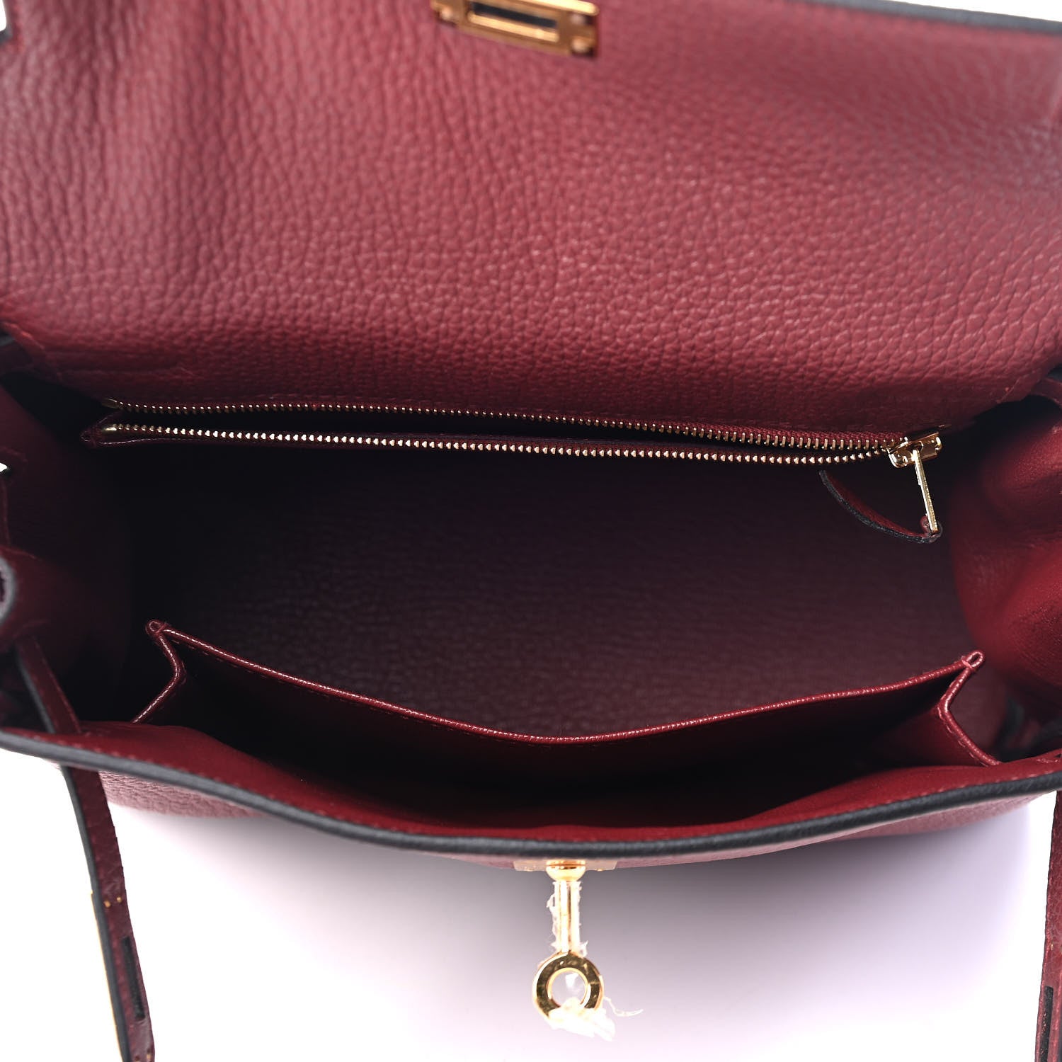 Hermes Togo Kelly Retourne 25 Rouge H 5 of 11